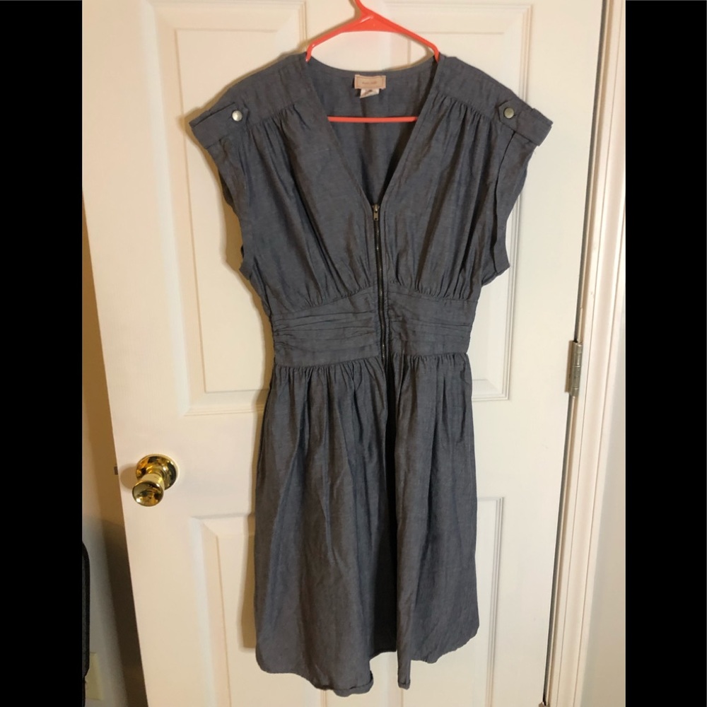 Love…Ady Women’s Cinch-waist Dress, Size XL, light, thin, blue jean feel